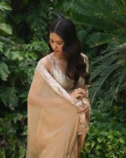 Beautiful Sonam Bajwa in a Silk Golden Saree with Gota Border and Sleeveless Blouse Photos 02 Beautiful Sonam Bajwa in a Silk Golden Saree with Gota Border and Sleeveless Blouse Photos 02
