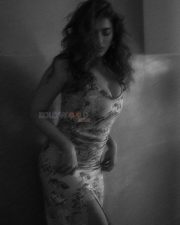 Blurry Busty Beauty Ketika Sharma in a Floral Maxi Dress Photos 02
