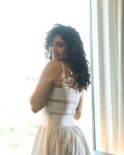 Bold and Sexy Ritika Singh in a White Maxi Dress with Spaghetti Straps Photos 05