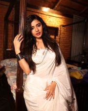Buxom Beauty Ketika Sharma in a White Saree Pictures 04 Buxom Beauty Ketika Sharma in a White Saree Pictures 04