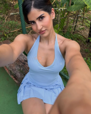 Eleven Actress Sakshi Malik in a Light Blue Halter Neck Sports Top And Pleated Mini Skirt Photos 03 Eleven Actress Sakshi Malik in a Light Blue Halter Neck Sports Top And Pleated Mini Skirt Photos 03