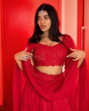 Fabulous Ketika Sharma in a Red Dress Pictures 01