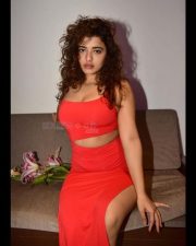 Glamorous Ketika Sharma in an Orange Thigh Slit Dress for Valentines Day Photos 04 Glamorous Ketika Sharma in an Orange Thigh Slit Dress for Valentines Day Photos 04
