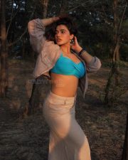 Glamour Beauty Ketika Sharma in a Blue Bralette and Beige Skirt Photos 05 Glamour Beauty Ketika Sharma in a Blue Bralette and Beige Skirt Photos 05