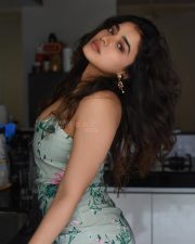 Gorgeous Ketika Sharma in a Sleeveless Floral Printed Midi Dress Photos 02