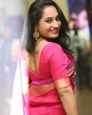 Gorgeous Pooja Ramachandran in Red Saree Photos 06