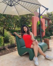 Hot Ketika Sharma in a Red Mini Dress Pictures 03 Hot Ketika Sharma in a Red Mini Dress Pictures 03