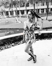 Indian Actress Rubina Dilaik Candid Photos 01