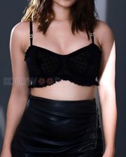 Love Me Actress Ruhani Sharma in a Black Outfit Photos 02