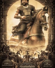 Ponniyin Selvan The Prince without a kingdom the spy the swashbuckling adventurer here comes Vanthiyathevan Poster in Tamil