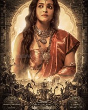 Ponniyin Selvan Vengeance has a beautiful face Meet Nandini the Queen of Pazhuvoor Poster in Tamil 01
