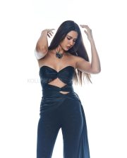 Punjabi Actress Sonam Bajwa in a Black Off Shoulder Top with a Bell Bottom Styled Pant Photos 02 Punjabi Actress Sonam Bajwa in a Black Off Shoulder Top with a Bell Bottom Styled Pant Photos 02