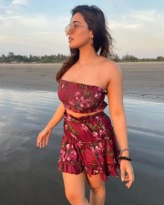 Ravishing Ketika Sharma in a Sleeveless Tube Top and Mini Skirt Photos 01