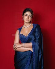 Sexy Heroine Dimple Hayathi in a Deep Sapphire Blue Saree with a Heavily Embellished Corset Style Blouse Pictures 01 Sexy Heroine Dimple Hayathi in a Deep Sapphire Blue Saree with a Heavily Embellished Corset Style Blouse Pictures 01