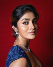 Sexy Heroine Dimple Hayathi in a Deep Sapphire Blue Saree with a Heavily Embellished Corset Style Blouse Pictures 05 Sexy Heroine Dimple Hayathi in a Deep Sapphire Blue Saree with a Heavily Embellished Corset Style Blouse Pictures 05