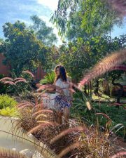 Sizzling Ketika Sharma in a Cream Colored Halter Neck Crop Top with a Blue Mini Skirt Photos 02 Sizzling Ketika Sharma in a Cream Colored Halter Neck Crop Top with a Blue Mini Skirt Photos 02