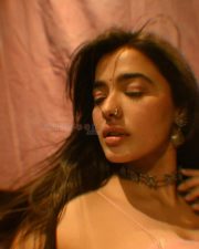 Stunning Ketika Sharma in a Blush Pink Saree Photos 02