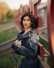 Stylish Actress Sakshi Malik in a Blue Denim Jacket Photos 01 Stylish Actress Sakshi Malik in a Blue Denim Jacket Photos 01