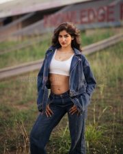 Stylish Actress Sakshi Malik in a Blue Denim Jacket Photos 05 Stylish Actress Sakshi Malik in a Blue Denim Jacket Photos 05
