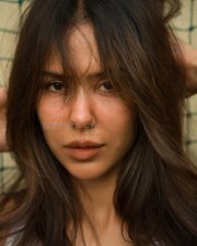 Tempting Sonam Bajwa in a White One Piece Ribbed Unitard with a Zip Up Front and Deep V Neckline Photos 06