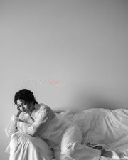 Vettaiyan Actress Ritika Singh in a White Pant and Transparent Lace Top Pictures 06