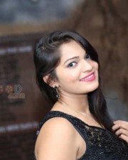 Actress Ashwini Sexy In Black Dress Photoshoot Stills 10