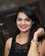Actress Ashwini Sexy In Black Dress Photoshoot Stills 11