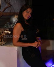 Actress Ashwini Sexy In Black Dress Photoshoot Stills 13