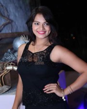 Actress Ashwini Sexy In Black Dress Photoshoot Stills 15