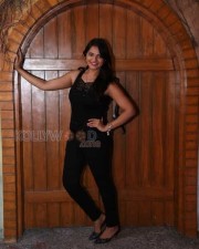 Actress Ashwini Sexy In Black Dress Photoshoot Stills 21