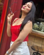 Actress Ashwini Sri in a Mini Red Top and White Shorts Photos 08 Actress Ashwini Sri in a Mini Red Top and White Shorts Photos 08