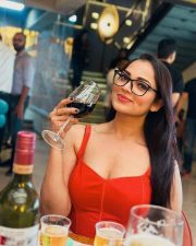 Actress Ashwini Sri in a Mini Red Top and White Shorts Photos 09 Actress Ashwini Sri in a Mini Red Top and White Shorts Photos 09