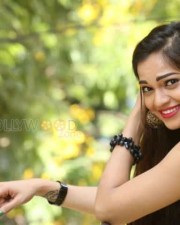 Actress Aswini Beautiful Yellow Saree Photos 11