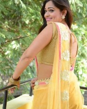 Actress Aswini Hot Saree Cleavage Pictures 04
