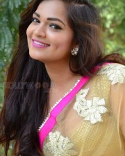 Actress Aswini Hot Saree Cleavage Pictures 18
