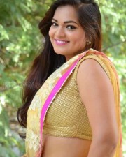 Actress Aswini Hot Saree Cleavage Pictures 22