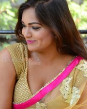 Actress Aswini Hot Saree Cleavage Pictures 34