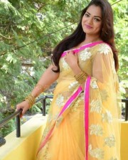 Actress Aswini Hot Saree Cleavage Pictures 36