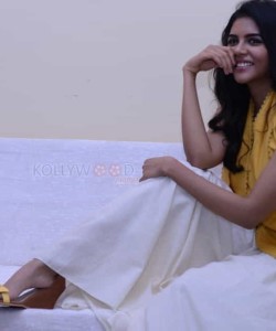Actress Kalyani Priyadarshan At Ranarangam Interview Photos 02