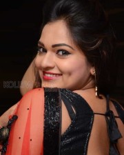 Aswini Hot Red Saree Photos 06