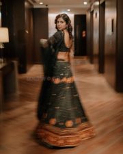 Beautiful Kalyani Priyadarshan in a Green Lehenga Photos 09