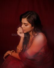 Cute and Gorgeous Kalyani Priyadarshan in a Red Lehenga Photos 01 Cute and Gorgeous Kalyani Priyadarshan in a Red Lehenga Photos 01