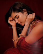 Cute and Gorgeous Kalyani Priyadarshan in a Red Lehenga Photos 02 Cute and Gorgeous Kalyani Priyadarshan in a Red Lehenga Photos 02