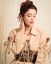 Fashion Beauty Nyra Banerjee in a Beige Corset Dress Photos 03 Fashion Beauty Nyra Banerjee in a Beige Corset Dress Photos 03