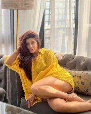 Gorgeous Nyra Banerjee in a Yellow Mini Dress Photos 03