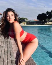 Sexy Nyra Banerjee in a Red Bikini Pictures 01
