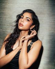 Stunning Kalyani Priyadarshan in a Versace Medusa Draped Gown with a Bold Thigh Slit Photos 01