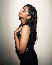 Stunning Kalyani Priyadarshan in a Versace Medusa Draped Gown with a Bold Thigh Slit Photos 02