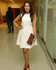 Tollywood Actress Madhu Shalini White Dress Photos 06