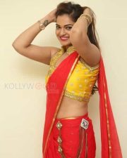 Tollywood Beauty Aswini Red Saree Photos 09 Tollywood Beauty Aswini Red Saree Photos 09